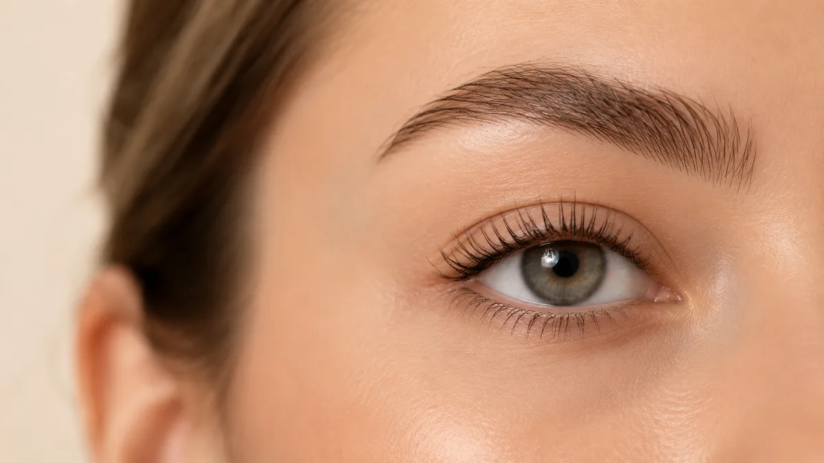 Rehaussement de cils avant/après — regard naturellement relevé chez LabCils Aix-en-Provence